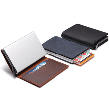 Load image into Gallery viewer, Merc - Leather Trifold - wallet - Debeau
